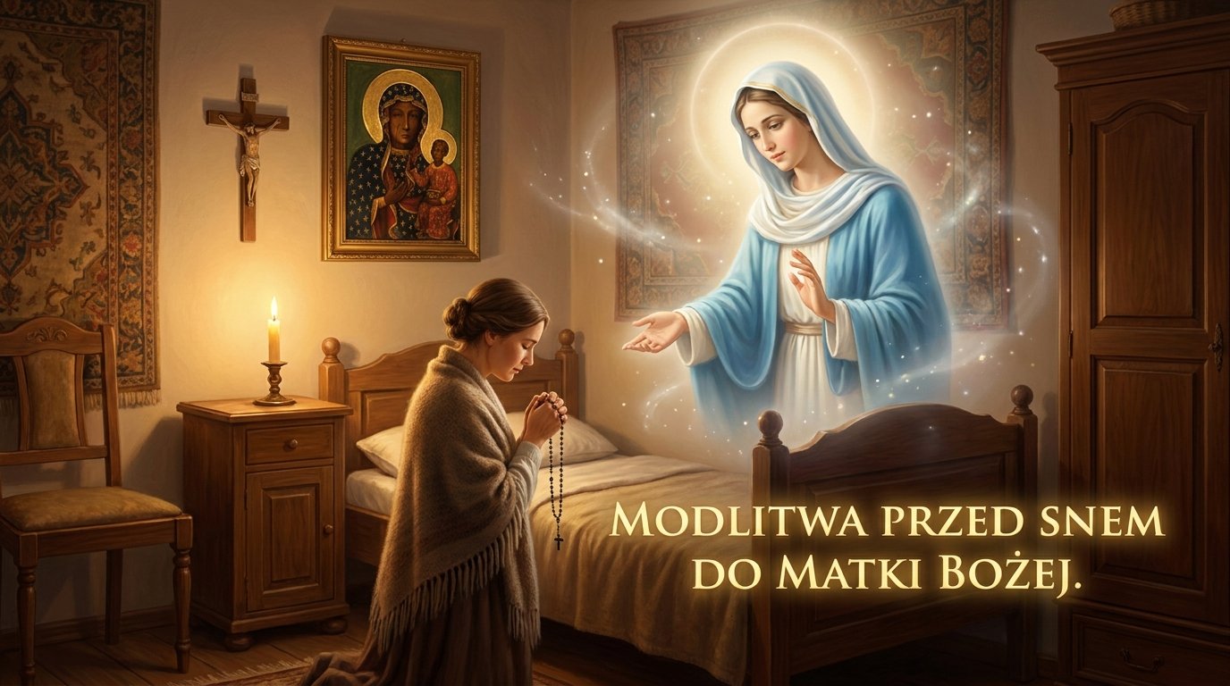 Modlitwa przed snem na uspokojenie